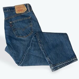 Levi's 501 Men’s Classic Straight Blue Jeans size 36x32